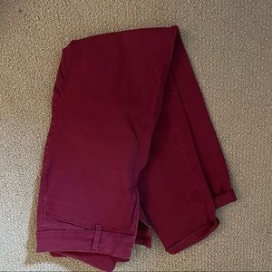 Old Navy Maroon Pixie Pants Size 8